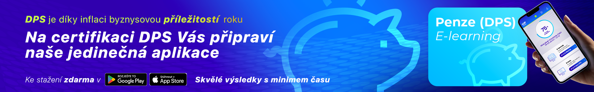 Na certifikatci DPS Vás připraví naše jedinečná aplikace